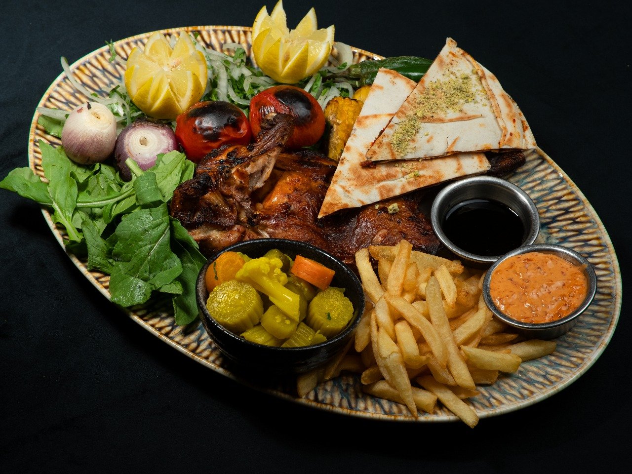 وجبة دجاج بالتنور